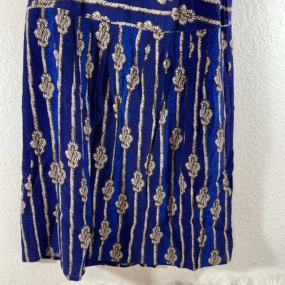 MADEWELL Rope Print Sleeveless Dress With Pockets Size Medium - Picture 4 of 11